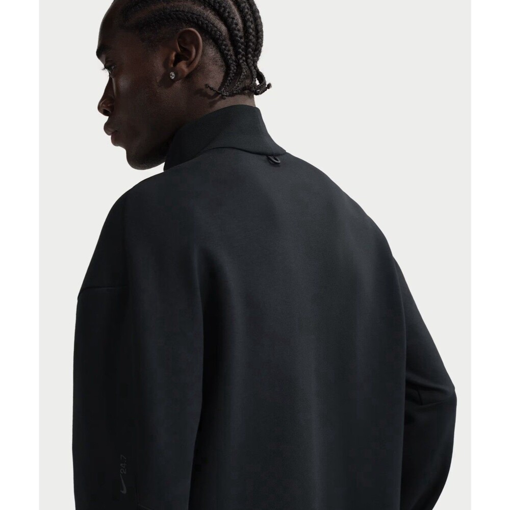 Nike 24.7 Impossibly Soft Dri-FIT Turtleneck Mens Medium Black IF2119-010 NWT
